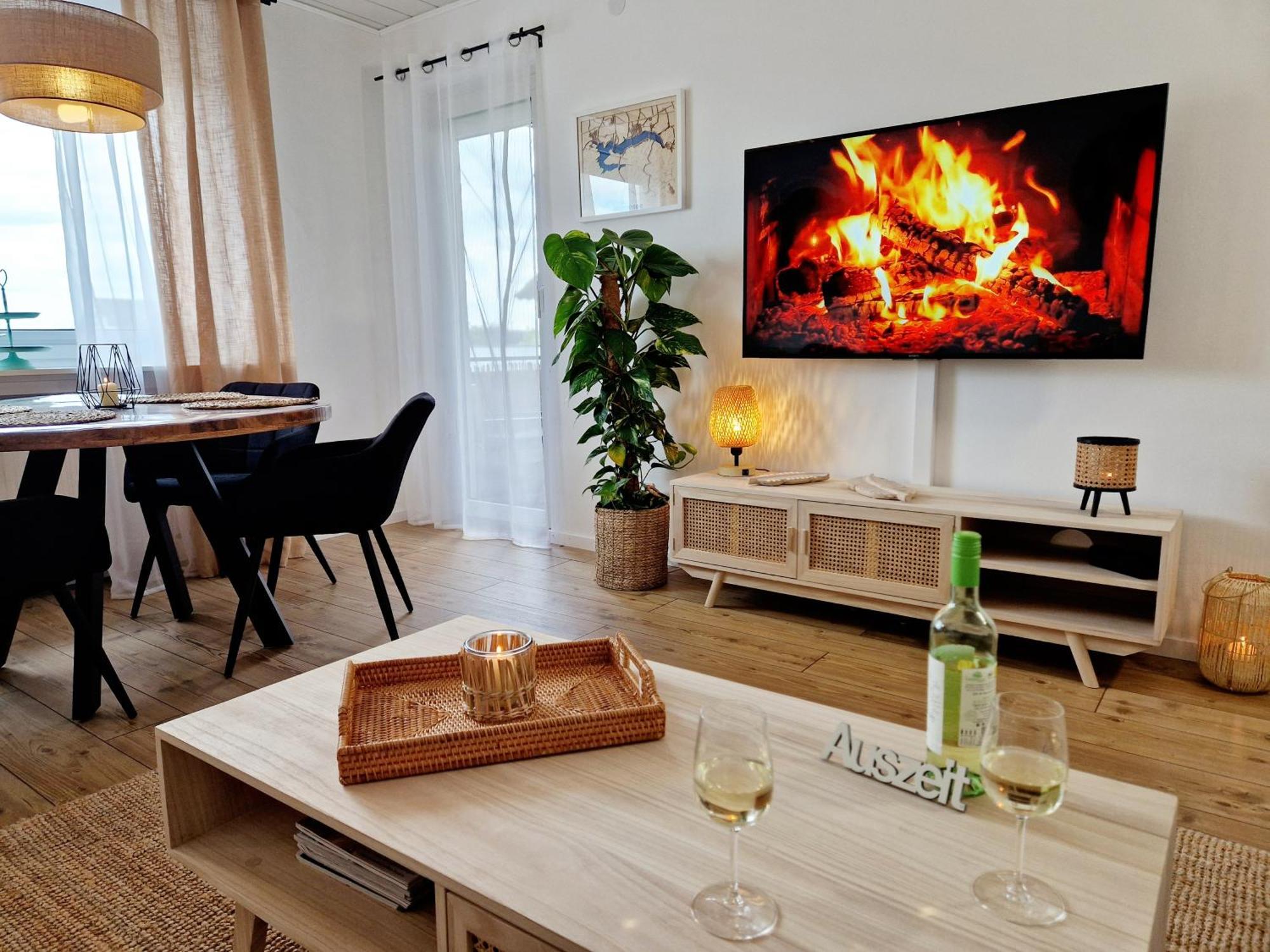 Ferienwohnung Sonnenhang Im Boho-Stil Mit Balkon Möhnesee Esterno foto